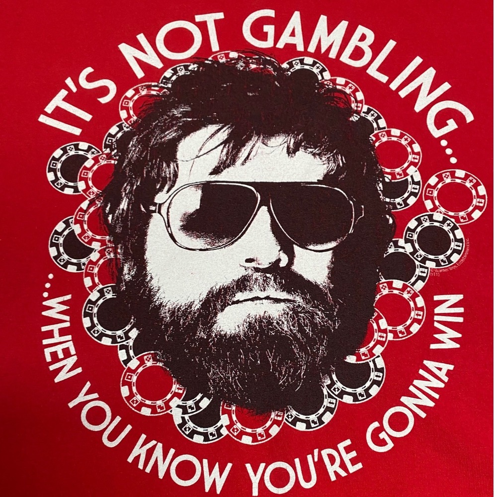 Y2K the hangover  It's Not Gambling Graphic funny T-Shirt - Picture 6 of 7